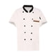 thumbnail image 1 of Chaqueta Chaqueta de manga corta,  cómoda y transpirable para Blanco jinwen Chaquetas de cocinero, 1 of 8