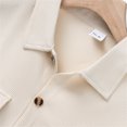 thumbnail image 5 of Afdoent Men's 2 Pieces Outfits 2026 Summer Men's Plus Size Pocket Short Sleeved Shirt And Shorts Set Solid Color Summer Vacation Outfits For Men, 5 of 9