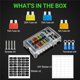 thumbnail image 2 of Kit de caja de fusibles de 12 circuitos Bloque de 12 V, con indicador LED negativo marino para coche, barco, caravana, camión, CC de 12 a 24 V, 2 of 5