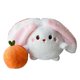 thumbnail image 1 of Animal Plush Doll Adorable Soft Reversible Persimmon Plush Toy Pillow Decoration for Home Bed Rabbit L 25cm / 9.8in, 1 of 4