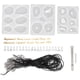 thumbnail image 2 of Silicone Mold, Jewelry DIY Mold Easy To Use And Clean Handicraft Making  For Jewelry Making For DIY Pendants Earrings, Necklaces ANGGREK Jewelry DIY Mold, 2 of 8