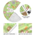 thumbnail image 2 of FMSHPON Easter Xmas Christmas Tree Skirt Stand Mat for Holiday Party Decoration Indoor Outdoor 48 inches, 2 of 6