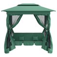 thumbnail image 3 of Gazebo de Jardín con Banco Columpio Convertible Casafoyer Verde, 3 of 5