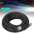 thumbnail image 5 of RF Coaxial Cable Black UHF Male to PL259 Electronic Converter Cord RG‑58 15m for Radio Antenna Hobbyists, 5 of 8