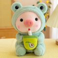 thumbnail image 1 of Juguete de peluche de cerdo de burbujas, Animal de peluche, conejito, Rana, unicornio, Tigre, almohada, taza de té de leche, Boba, muñeca de peluche, regalo de cumpleaños, bebé tierno, 1 of 5
