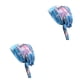 thumbnail image 4 of Qarigey Envoltura de seda para el cabello Streamer de moda Suavidad Cubierta para la cabeza Bufanda para la cabeza Gorro para dormir Envolturas Lago azul 2Conjunto, 4 of 5