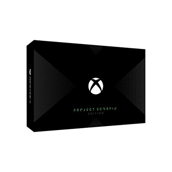 Microsoft, Xbox One X, Project Scorpio Edition, Video Game Console, 1TB, Black, 1, 1