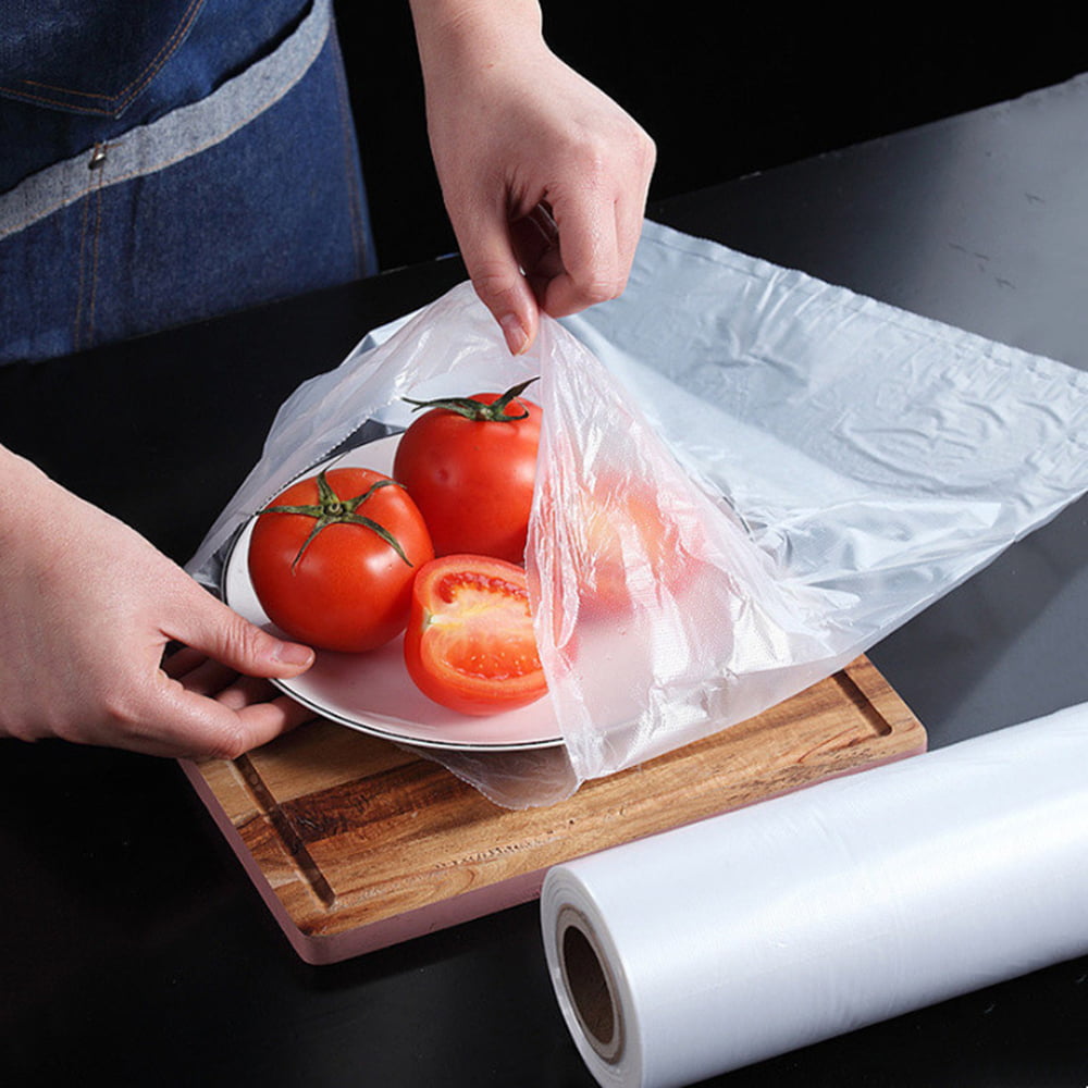  14 X 20 Plastic Produce Bag on a Roll, Clear Food