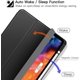 thumbnail image 3 of Funda para iPad Pro de 12,9 pulgadas 2020, funda inteligente ultrafina con portalápices, funda protectora de reposo/activación automática para iPad Pro 12,9 2020 de 4.ª generación - Negro brillar Electrónica, 3 of 5