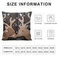 thumbnail image 5 of BANET Wooden Square Throw Pillow Covers , Christmas Decorative Pillowcase with Hidden Zipper, Throws for Home 22x22in, 5 of 5