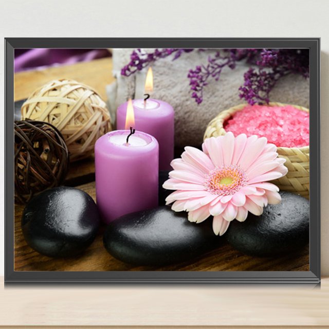 Cuadros Decorativos Kit de pintura de diamante de taladro redondo completo 5D DIY artesanía de decoración de adoquines (LP471) Wdftyju embutido en tela