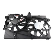 MOSTPLUS Front Dual Radiator Cooling Fan Assembly for 2007-2015 Ford Edge Lincoln MK