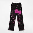 thumbnail image 3 of Hello Kitty Pajamas Pants Soft Elastic Waist PJ Bottoms Comfy Lounge Long Pants, 3 of 7