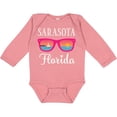 thumbnail image 3 of Inktastic Sarasota Florida Summer Trip Girls Long Sleeve Baby Bodysuit, 3 of 5