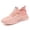 Pink, variant on Wovix Womens Fashion Walking Running Shoes Ultra Lightweight Breathable Mesh Tennis Shoes Non Athletic Workout Gym Sneakers Beige 36