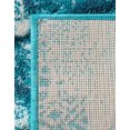 thumbnail image 7 of Unique Loom Sofia Collection Area Rug - Albert (3' 3" x 16' 5" Runner Turquoise/Ivory), 7 of 7
