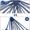 thumbnail image 5 of 185X80 Cm 1 Person Hammock Outdoor Leisure Bed Travel Camping Hanging Swing Blue, 5 of 5