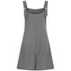thumbnail image 3 of Mono de verano liso con botones para mujer - Mono informal sin mangas con tirantes ajustables y bolsillos laterales, 3 of 4