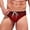 Wine, variant on kamemir Mens Swimwear Mens Fashion Leisure Hawaii Soft And Comfortable Swimming Hot Springs With Triangle Swimsuit Trunks(AG,L)