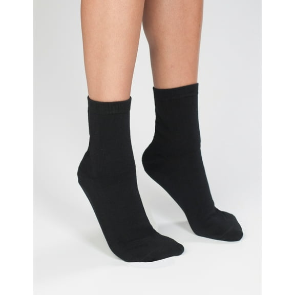 3-Pack Wearever Men's Black Neuropathy Gel-lined Padded Socks - 3 Pair- One Size Fits Most