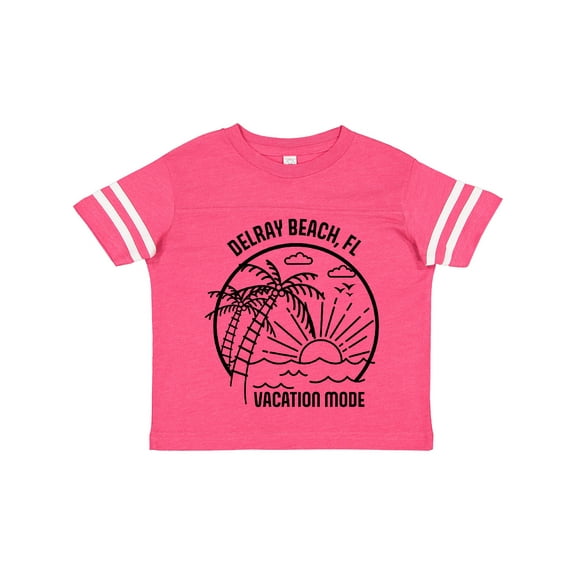 Inktastic Summer Vacation Mode Delray Beach Florida Boys or Girls Toddler T-Shirt