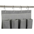 thumbnail image 3 of Better Homes & Gardens 24 Pocket Over the Door Closet Shoe Organizer - Gray Polyester & Cotton, 3 of 6