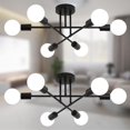 thumbnail image 2 of 2PCS Lampara de Techo Moderna, L&aacute;mpara de Techo para Sala 6 lLuces, L&aacute;mpara de Techo sin Bombilla, Lamparas de Techo para Interior de Casas es Adecuada para Sala de Estar, Oficin, 2 of 8