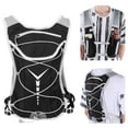 thumbnail image 3 of Hydration Water Backpack, Hydration Backpack High Density Mesh Water Repellent Fabric  For Outdoor Black, 3 of 8