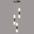 thumbnail image 3 of Modern Kitchen Island Pendant Light Mini Black Gold Pendant Lights Dimmable LED Light Fixture for Bedroom Dining Room Hallway （3-Light）, 3 of 8