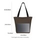 thumbnail image 3 of Balery Brown Moroccan Trellis Bolsa de Hombro con Diseño, Bolsa Grande y Duradera, Bolsa Versátil para Compras, 3 of 6