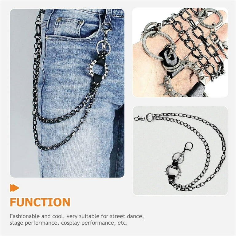 Belt Chain Bike Wallet Chains for Men Pants Chain Chains for Jeans Waist Pocket Chain Women s Men and Women Walmart