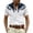 Navy@GC@, variant on CONZONE Mens Buttons Down Shirts Short Sleeve Shirts for Men Trendy Western Cowboy Graphic Lapel Soft Lightweight Tops