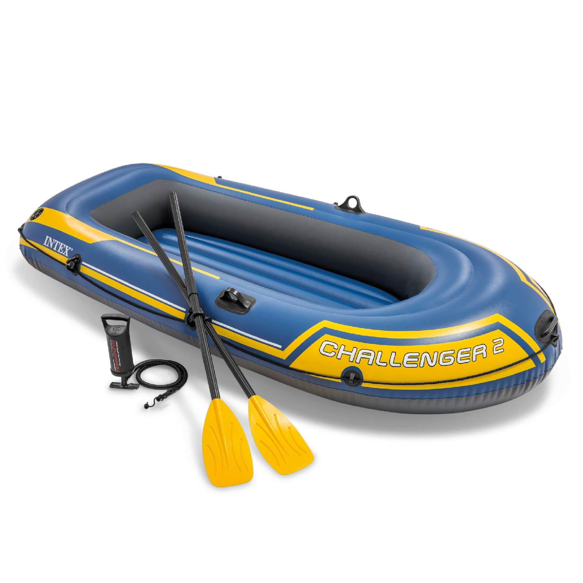 INTEX Challenger 2-Person Inflatable Boat Set with Oars and Pump