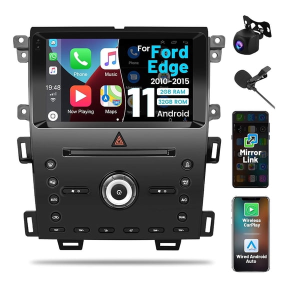 Torovo Car Radio Stereo for Ford Edge 2010-2015 Android Carplay 2 32G