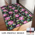 thumbnail image 3 of Pioneer Flower Floral Print Pattern Door Rugs,Washable Non Slip Door Mats Indoor,Decorative Door Mats,Entry Mat Indoor for Entrance,Bedroom,Kitchen,Bathroom,20"x32", 3 of 6