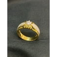 thumbnail image 5 of Real 0.55 Carats Round Brilliant Cut Natural Diamonds Wedding Band Ring In 14K Yellow Gold, 5 of 13