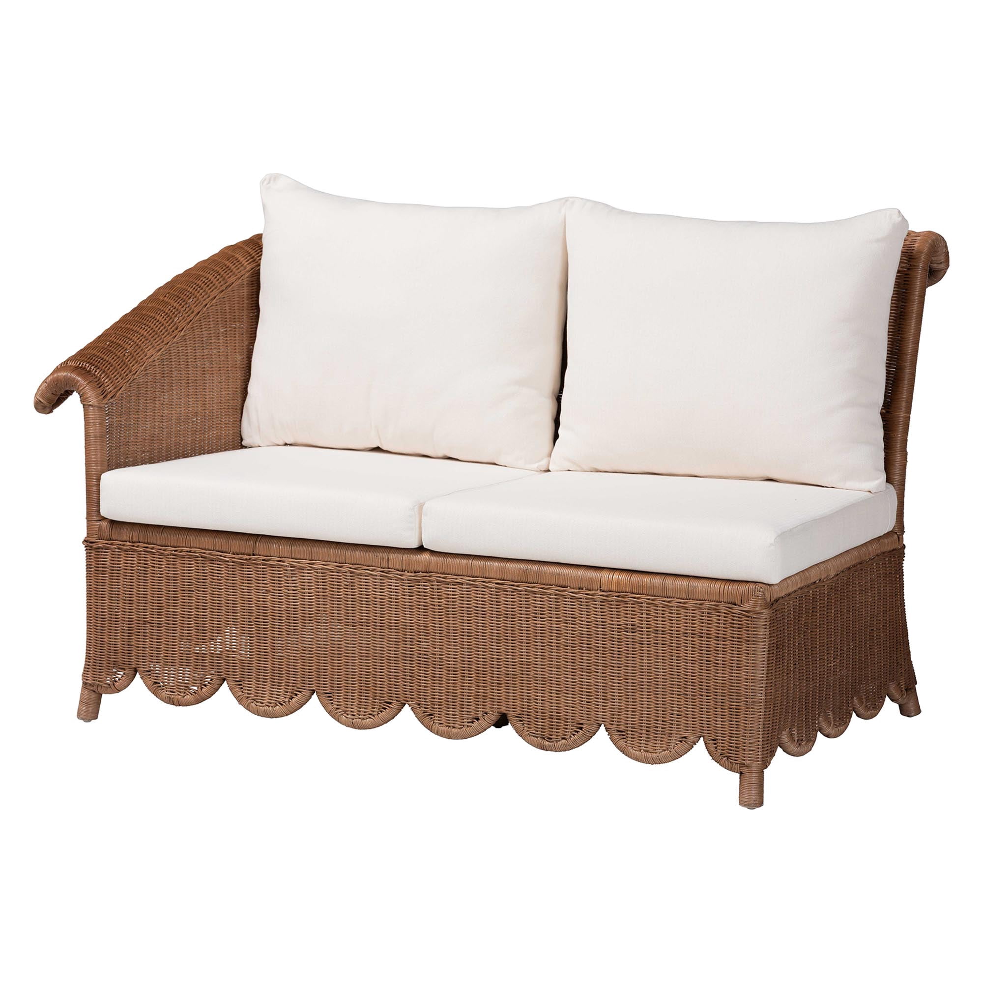 bali & pari Detta Boho Sectional Set, 4-Piece, Peanut Brown