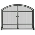thumbnail image 2 of Uniflame S-1066 Single Panel Black Screen with Doors And Rivets, 2 of 2