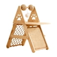 thumbnail image 1 of predolo Cat Tree Climbing Frame Floor Standing Furniture Danging Ball Scratch Pad Modern Without Mat, 1 of 8