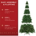 thumbnail image 4 of Best Choice Products Artificial Christmas Tree, 12ft Premium Unlit Spruce Design, Dense Branches  Green Spruce, 4 of 7