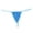 Sky Blue, variant on WHEANG Underwear Women Lightweight Keeps Cool Multi-Color Thongs Soft Stretch G-String Panties Low Rise No Show Underwear for Daily & Night Party Wear Size One Size Blue