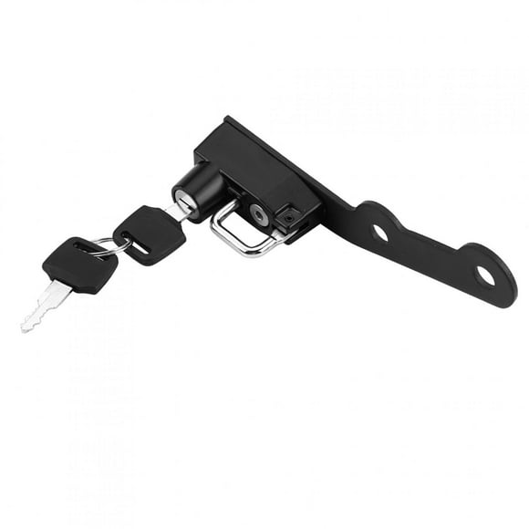 Motorcycle Alloy Helmet Lock Mount Hook With 2 Keys for MT 09 FZ 09 FJ 09 XSR900 Black