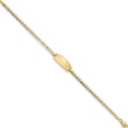 thumbnail image 2 of 14K Yellow Gold Oval Anchor Id Bracelet (6 X 8) Made In United States lid86-6, 2 of 5