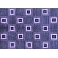 thumbnail image 1 of Ahgly Company Machine Washable Indoor Rectangle Oriental Blue Modern Area Rugs, 2' x 3', 1 of 4