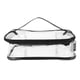 thumbnail image 1 of Bolsa de aseo de viaje transparente con asa, organizador de maquillaje de PVC transparente, bolsa de almuerzo impermeable para uso en el trabajo y al aire libre, bolsa de almuerzo de mano, 1 of 8