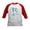 Red/White, variant on CafePress - Pool Shark Kids Baseball Jersey - Kids Cotton Baseball Jersey, 3/4 Sleeve Shirt