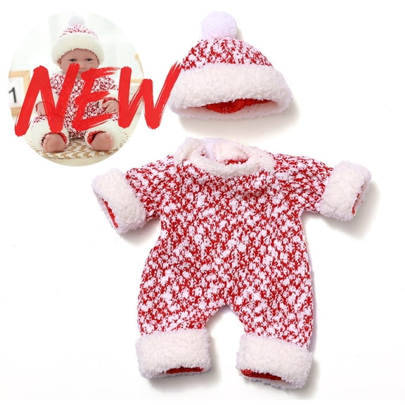 Reborn Doll Clothes for 12 inch Baby Dolls, Dolls Clothes Outfit Accessories Set for American Doll, Newborn Girl & Boy Pretend Play Christmas Birthday Gift for Toddlers 1-3 3-6, Under 10$ Dollar