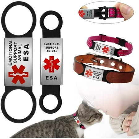 Dog Tag for Collar Necklace Stainless Steel Dog Cat Pet ID Tags Pendant ESA Emotional Support with Rubber Dog Accessories | Walmart Canada Dog Tag for Collar Necklace Stainless Steel Dog Cat Pet ID Tags Pendant ESA Emotional Support with Rubber Dog Accessories | Walmart Canada