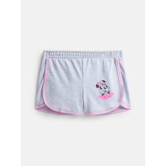 Disney Youth Minnie Mouse Picot Edge Dolphin Short (Girls), XS to L