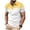 Yellow, variant on Guluxicc Men's Henley Shirts Classic Fit Short Sleeve Striped Shirts for Business Everyday Wear Summer Casual Outfits